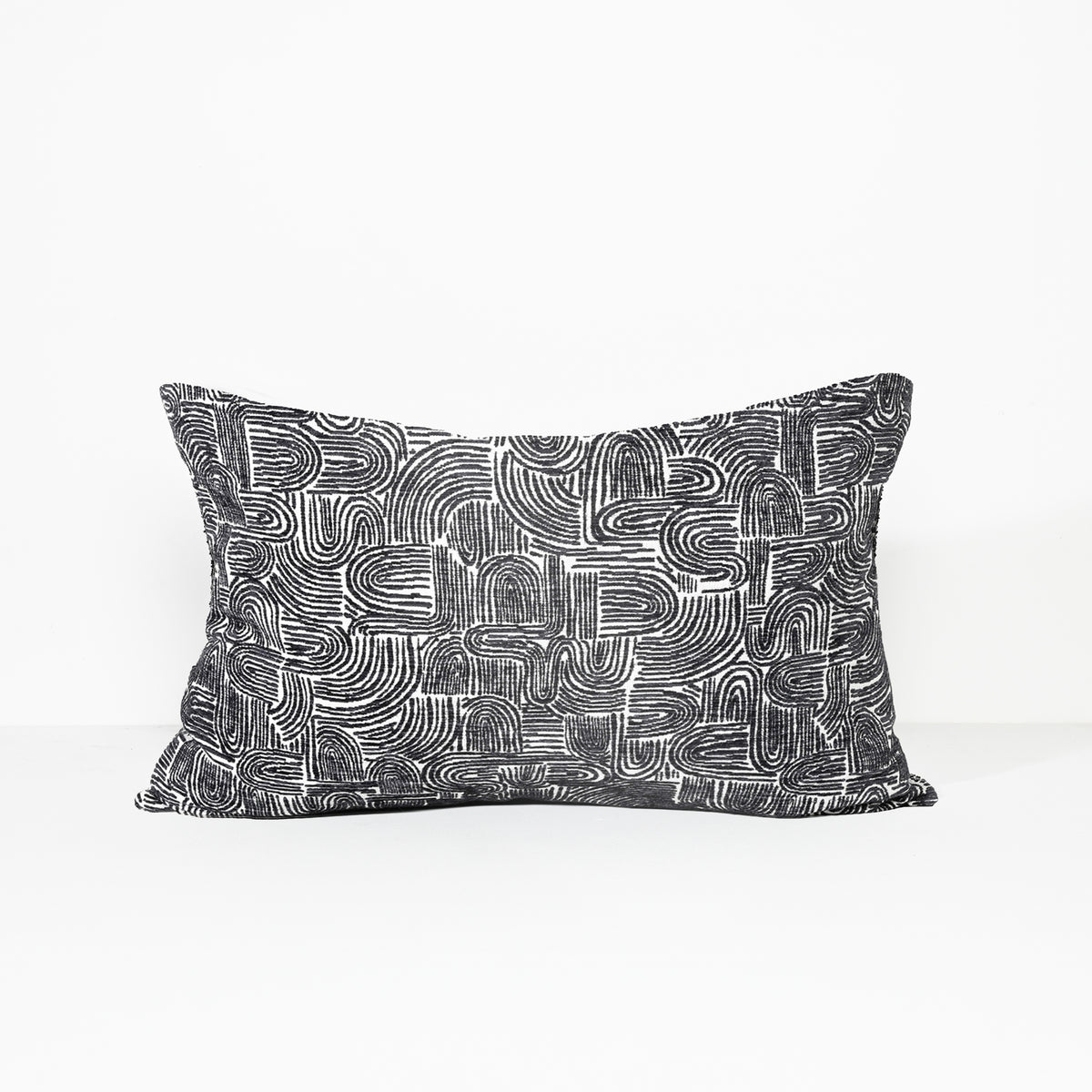 CHARCOAL SWIRL - Stoffkissen - 40 x 60