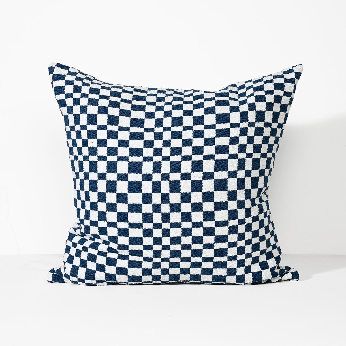 Blocks In Blue - Stoffkissen - 55 X 55