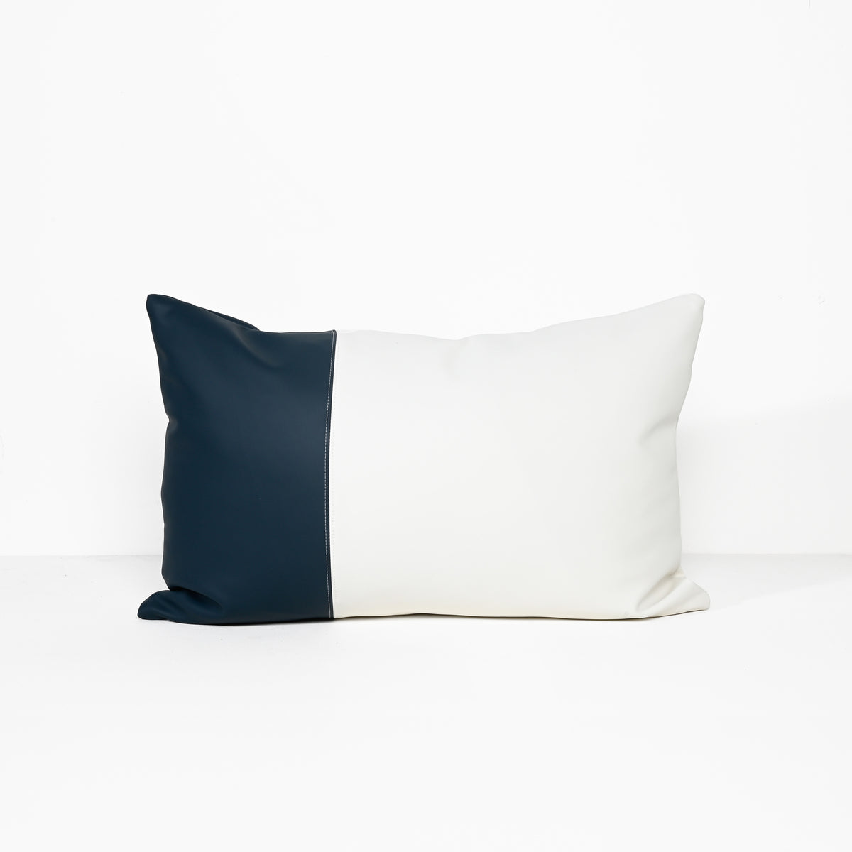 Nautical Glatt Weiß - Vinylkissen - 40 X 60