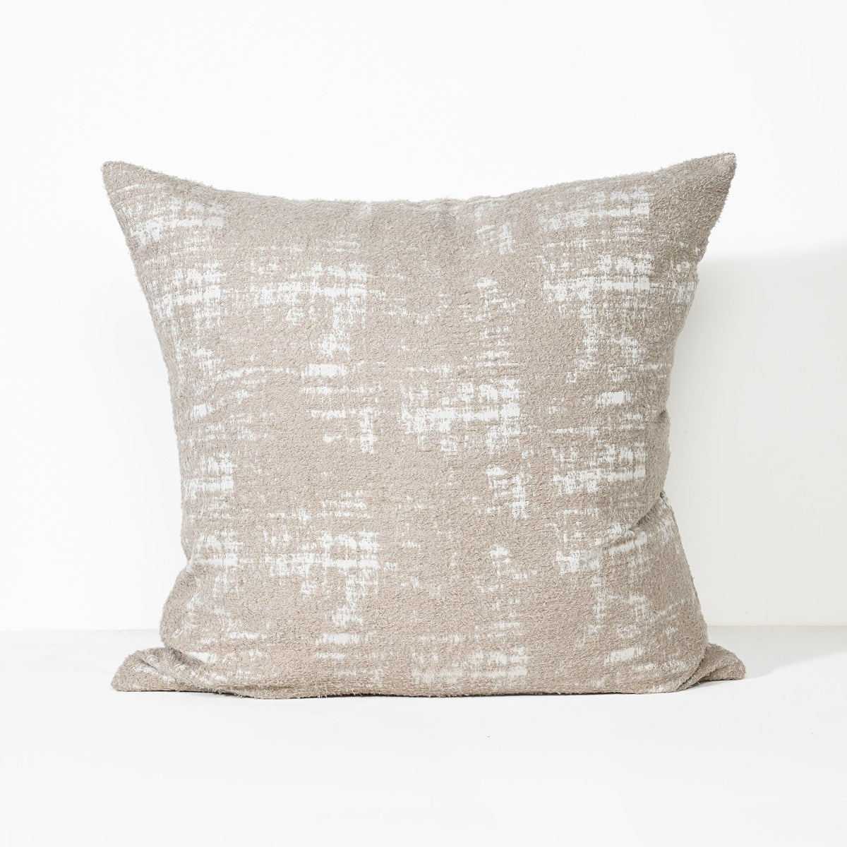 Stormy Oat - Fabric Cushion - 55 X 55