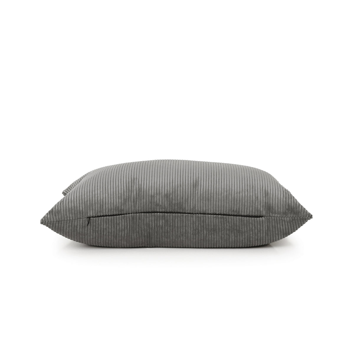 Grau - Kordsamt Kissen - 40 x 60